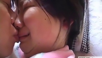 Naive Japanese High School Girl Explores English Teacher'S Body With Her Tongue