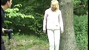 Amateur German Teen Gets Facial In Outdoor Setting