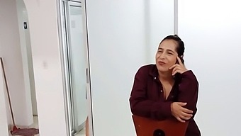 Latina Stepmom Interrupts Lover On The Phone And Satisfies Her Desires