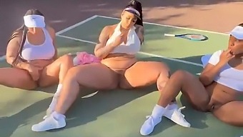 Femdom Tennis Match With Explosive Female Climax