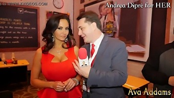 Ava Addams Acaricia Sus Senos Frente A Andrea Diprè Para Divertirse
