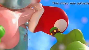 Princess Rosalina Futa'S Big Cock And Mouth Sucking Scene